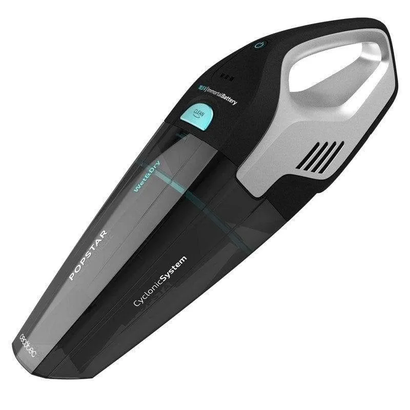 Aspirabriciole senza Fili Cecotec Conga Popstar Micro 18.5V 110W 20min Filtro Alta Efficienza Solidi e Liquidi Accessori