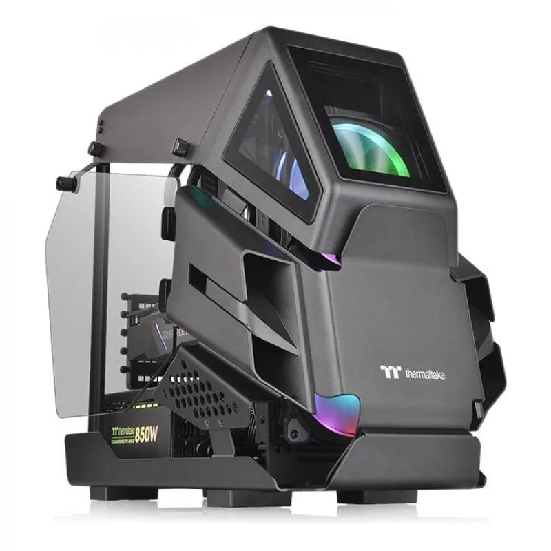 Thermaltake AH T200 Vetro temperato USB 3.0 Nero