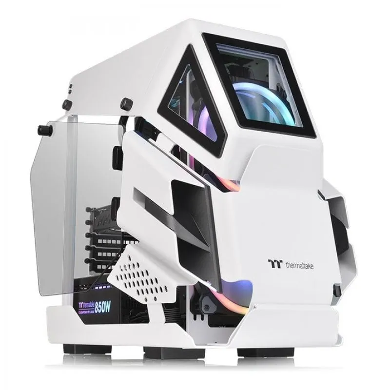 Thermaltake AH T200 Vetro temperato USB 3.0 Bianco