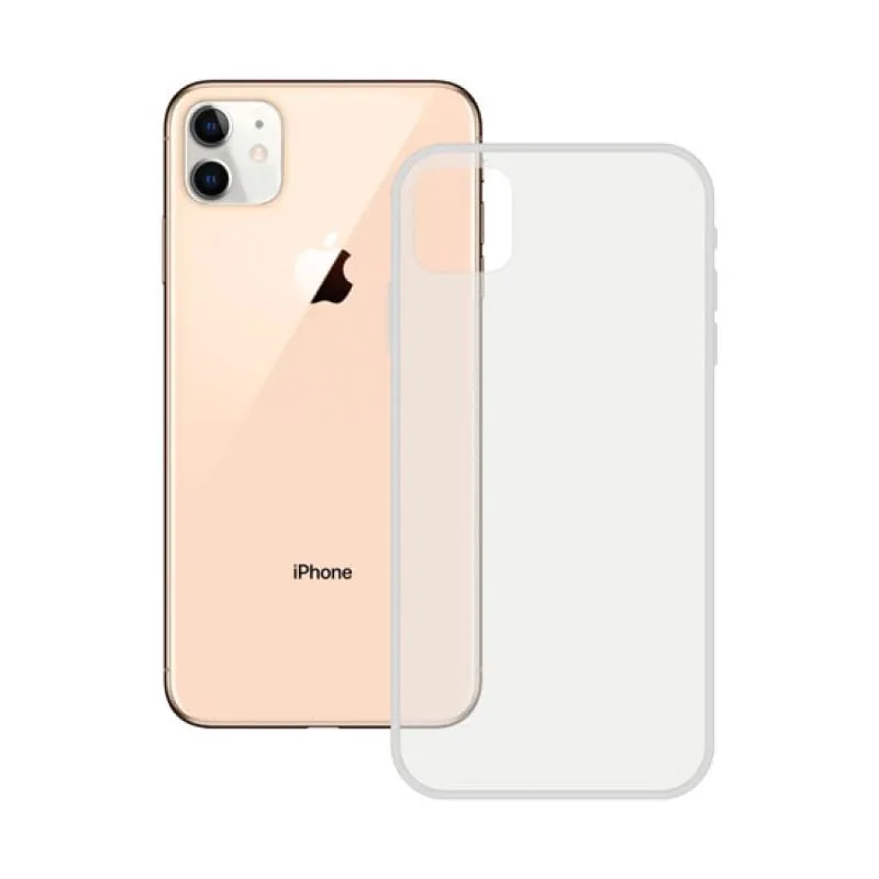 Custodia in TPU trasparente Ksix Flex per iPhone 12 Pro