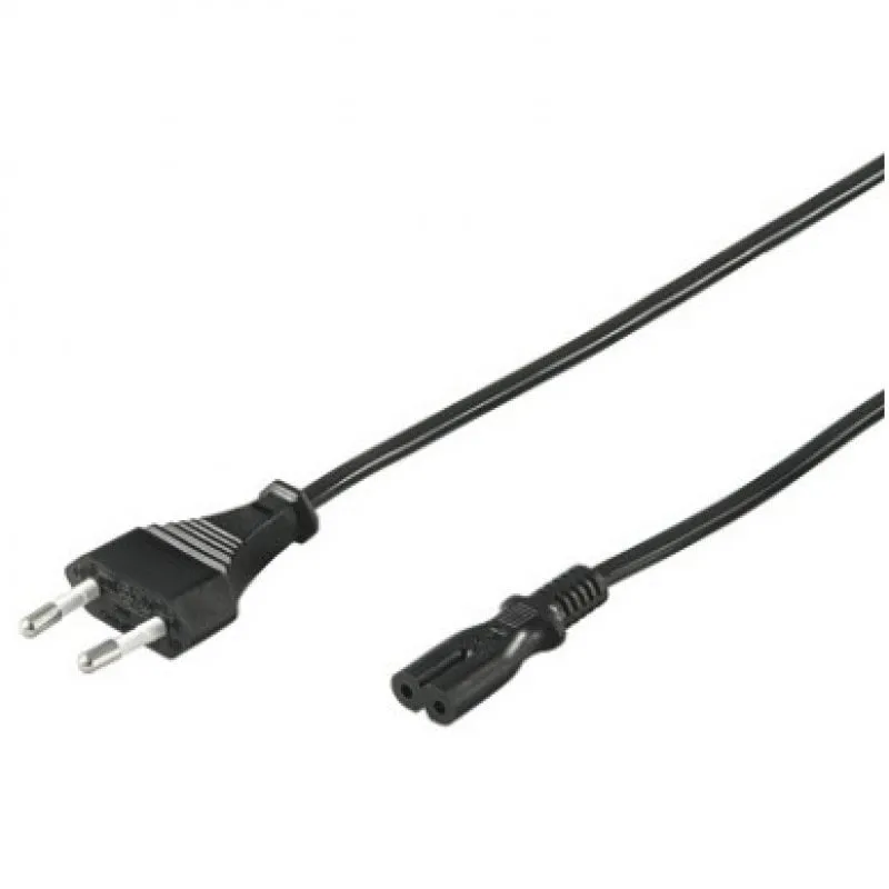 Cavo di alimentazione Goobay IEC-320/C7 1,5 m Nero