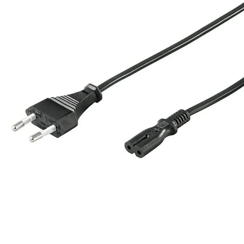 Cavo di alimentazione Goobay IEC-320/C7 5 m Nero