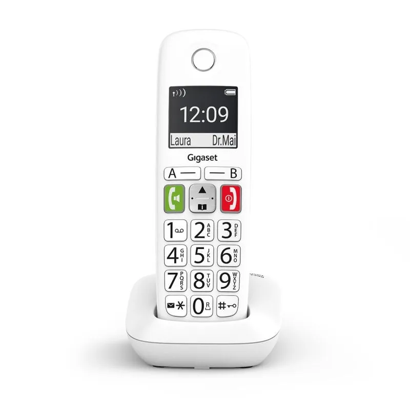 Telefono Cordless Gigaset E290 DECT Bianco