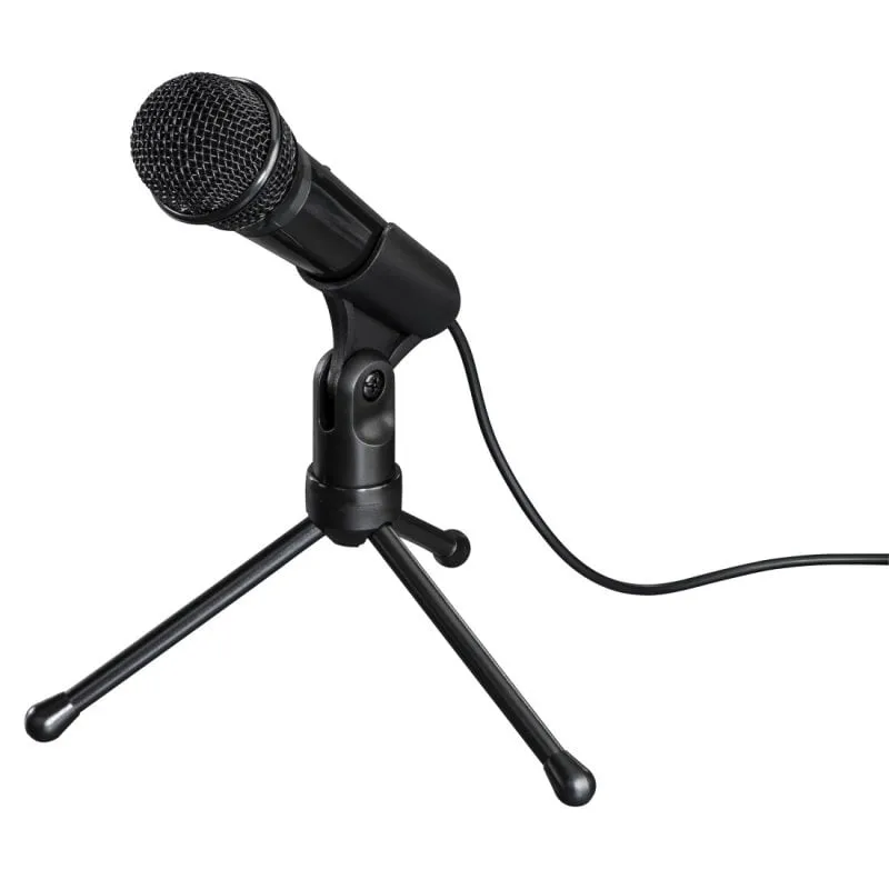 Microfono per PC Hama MIC-P35 Nero
