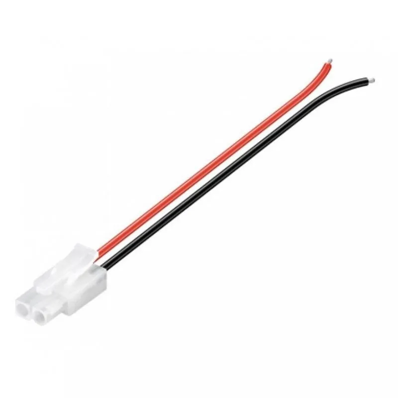Cavo connettore dritto Goobay Tamiya maschio 14 cm Rosso/Nero
