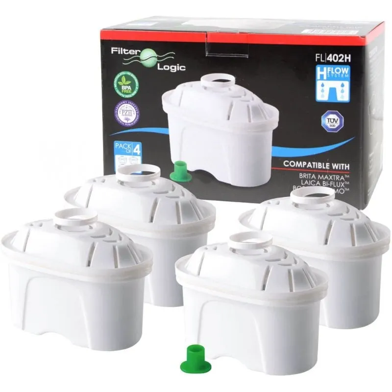 Haeger Filter Logic Pack 4 filtri per brocca d'acqua