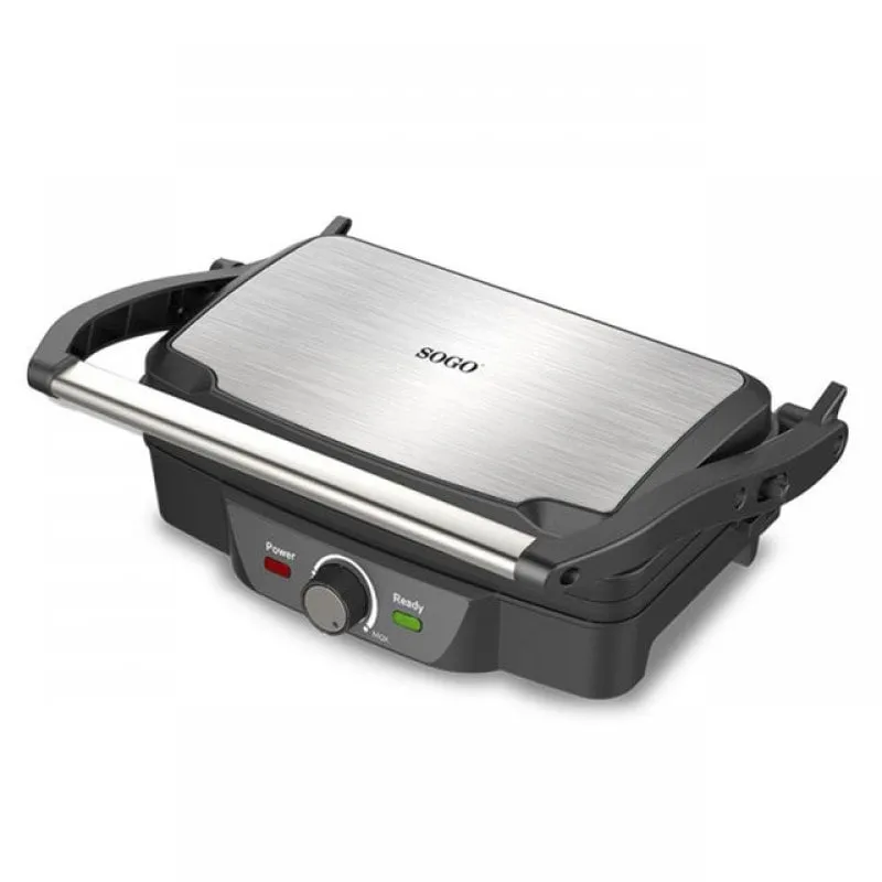 Sandwichiera Sogo Plancha Grill Elettrica 1600W antiaderente 28x17 cm