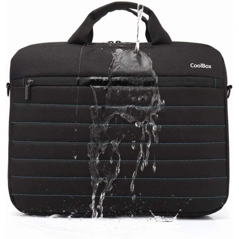 Cartella impermeabile per laptop CoolBox da 14 pollici nera