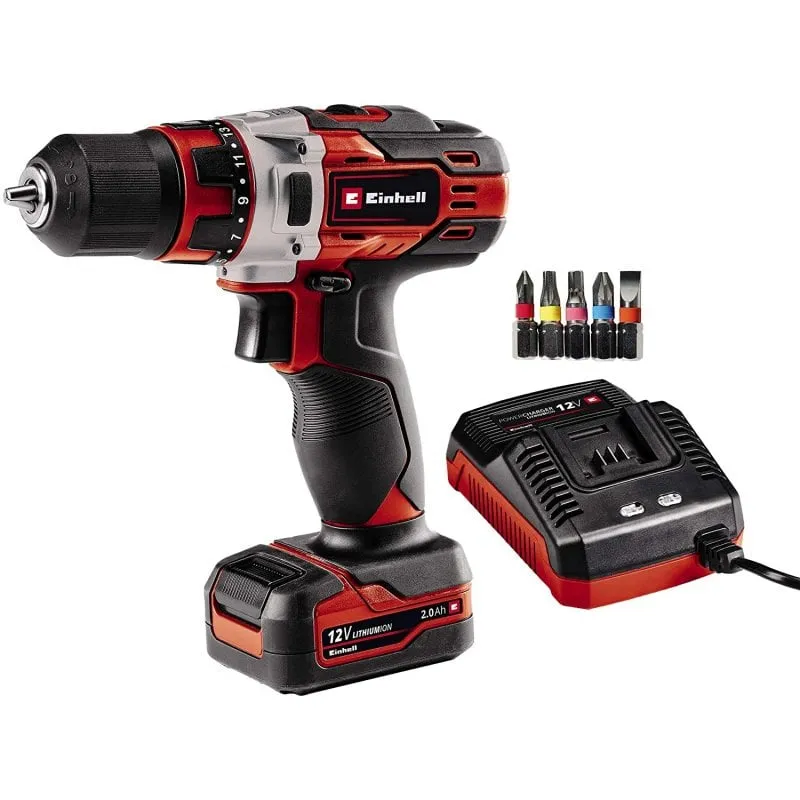 Einhell TE-CD Trapano Avvitatore a Batteria 12V