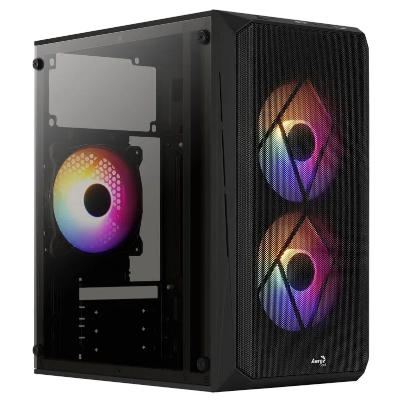 Aerocool CS107V2 FRGB USB 3.0 con finestra nera