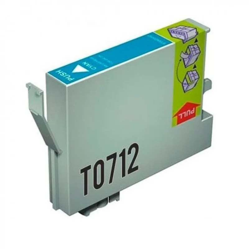 Cartuccia d'inchiostro Inkpro compatibile con Epson T0712 ciano