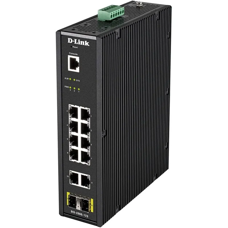 Switch D-Link DIS-200G-12S 10 porte Gigabit + 2 porte SFP