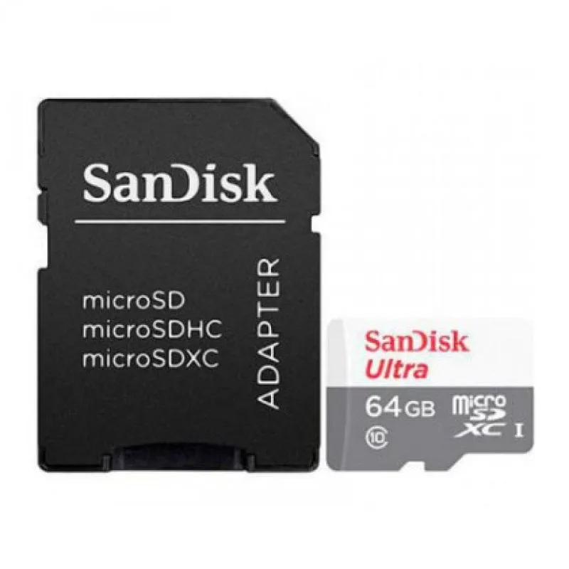 Sandisk Ultra MicroSDXC 64 GB UHS-1 + adattatore