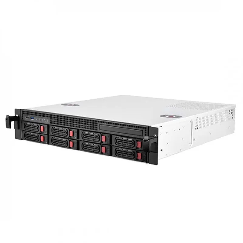 Custodia server con montaggio su rack SilverStone RM21-308 2U 8x SAS/SATA