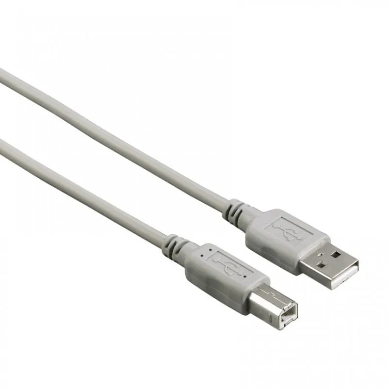 Cavo Hama da USB-A 2.0 a USB-B maschio/maschio 1,5 m Grigio