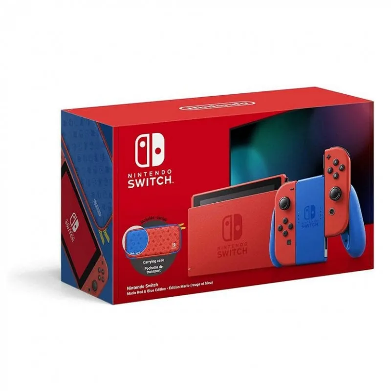 Nintendo Switch Mario Edition Rosso/Blu