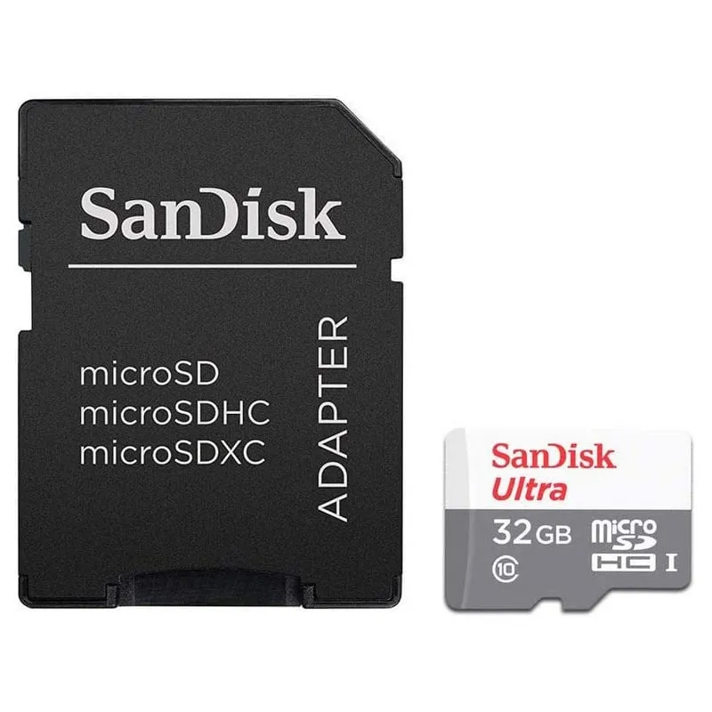 Sandisk Ultra MicroSDHC 32 GB UHS-I Classe 10 + adattatore SD