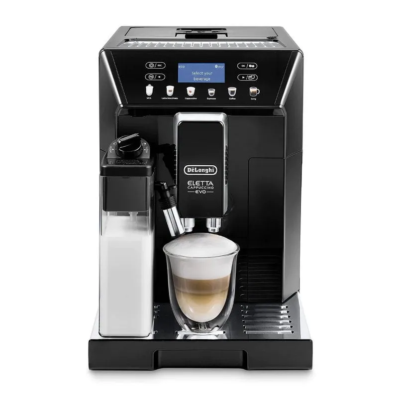 Macchina per caffè espresso automatica DeLonghi Eletta Cappuccino Evo 15 bar