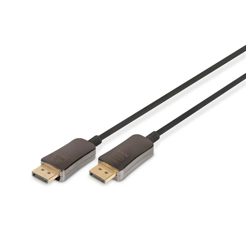 Digitus Cavo in fibra ottica ibrido DisplayPort AOC, UHD 8K, 15 m