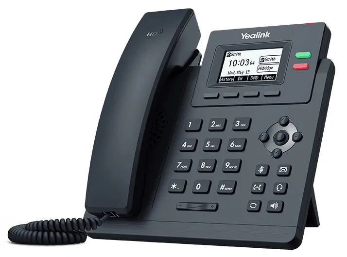 Telefono Yealink SIP-T31G Gigabit IP PoE 2 linee