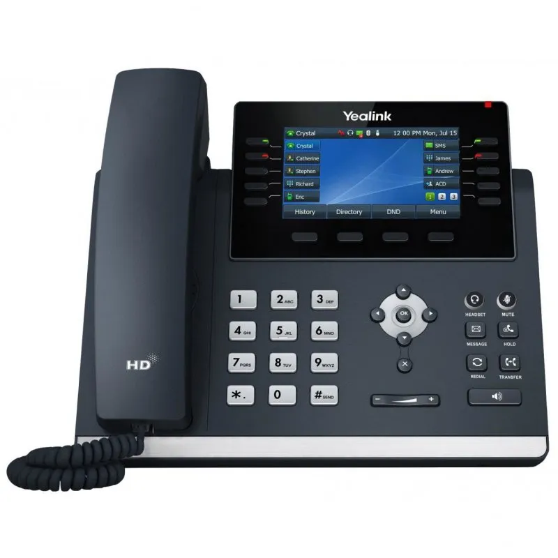 Telefono VoIP PoE Yealink SIP-T46U 16 account