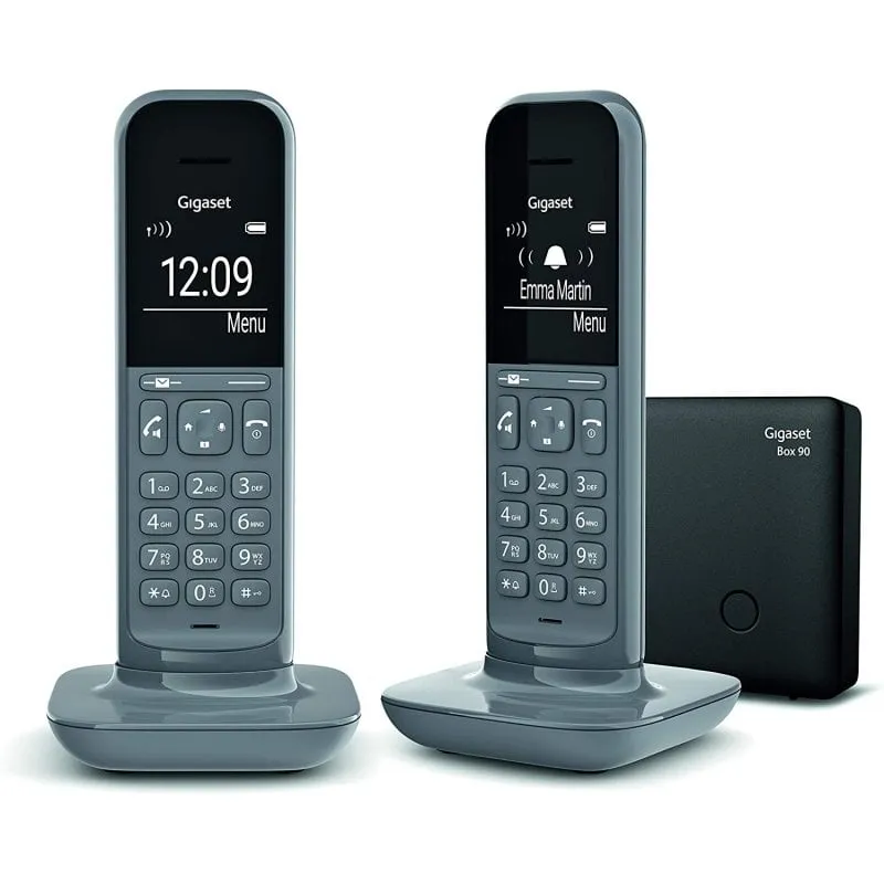 Telefoni cordless Gigaset CL390 Duo DECT Grigio