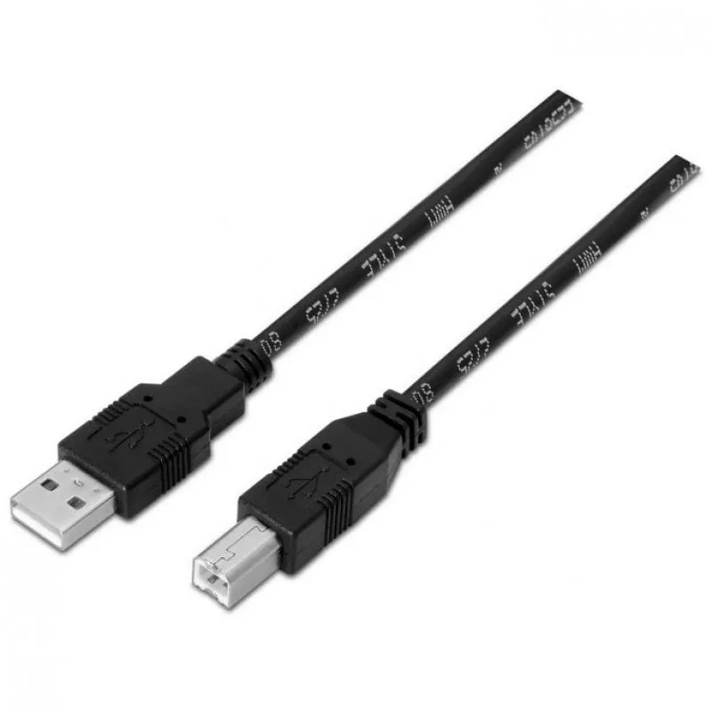 Cavo stampante Aisens da USB-A 2.0 a USB-B maschio/maschio 4,5 m Nero