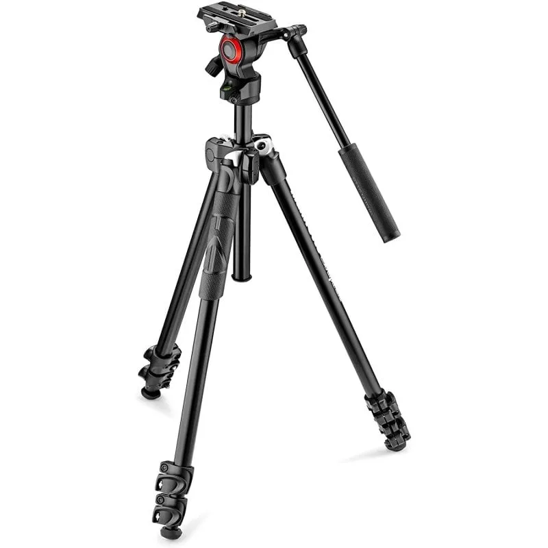 Kit treppiede leggero Manfrotto 290 con testa a sfera in alluminio a 2 vie