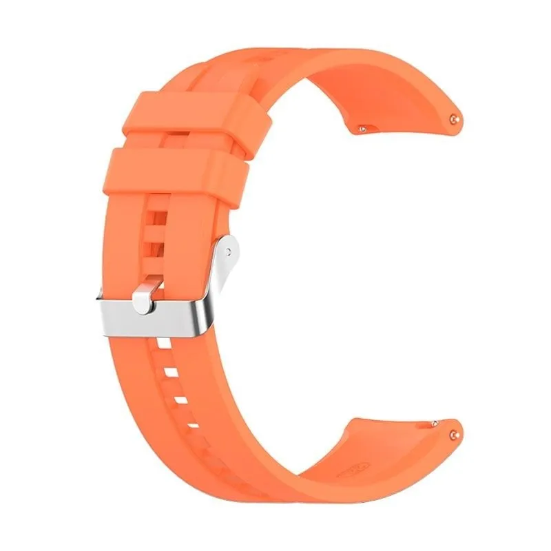 Fantastico cinturino universale in caucciù per Smartwatch 22mm Corallo