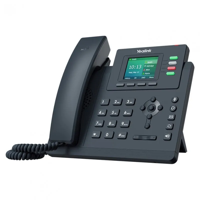 Yealink SIP-T33G Telefono VoIP di base PoE 4 linee