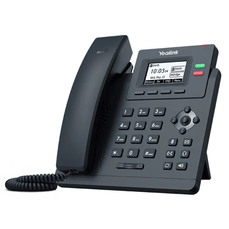 Telefono VoIP Yealink SIP-T31P nero