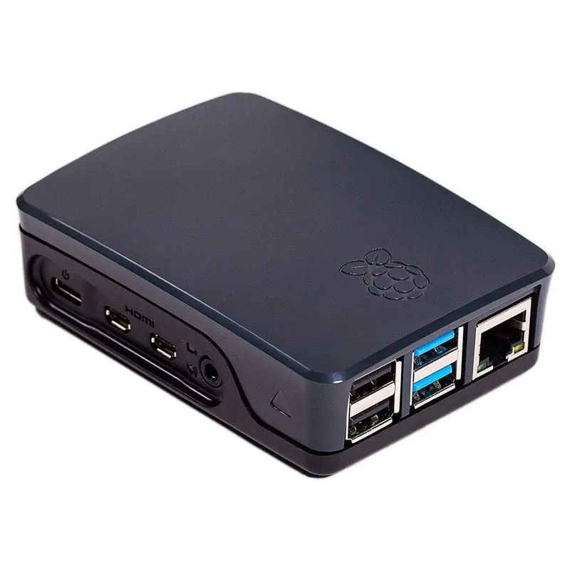 Custodia ufficiale Raspberry per Raspberry Pi 4 Nero/Grigio