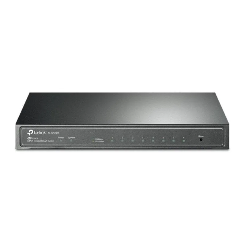 Switch TP-Link TL-SG2008 8 Porte Gigabit Ethernet Gestito L2/L2+ QoS VLAN
