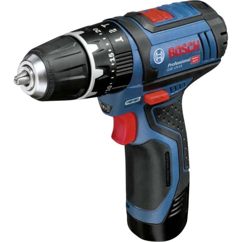 Bosch Akku-Bohrschrauber 12 V Li-Ion 1300 Giri/min Nero, Blu, Rosso