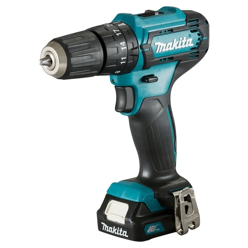 Makita HP333DSAX1 Trapano Avvitatore 12V + 2 Batterie + Caricabatterie + Custodia