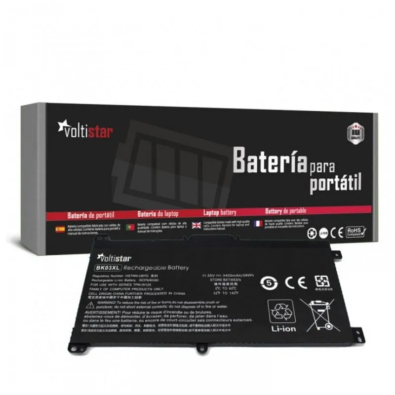 Batteria per laptop Voltistar per HP Pavilion x360 14-BA SERIE BK03XL HSTNN-LB7S 916811-855