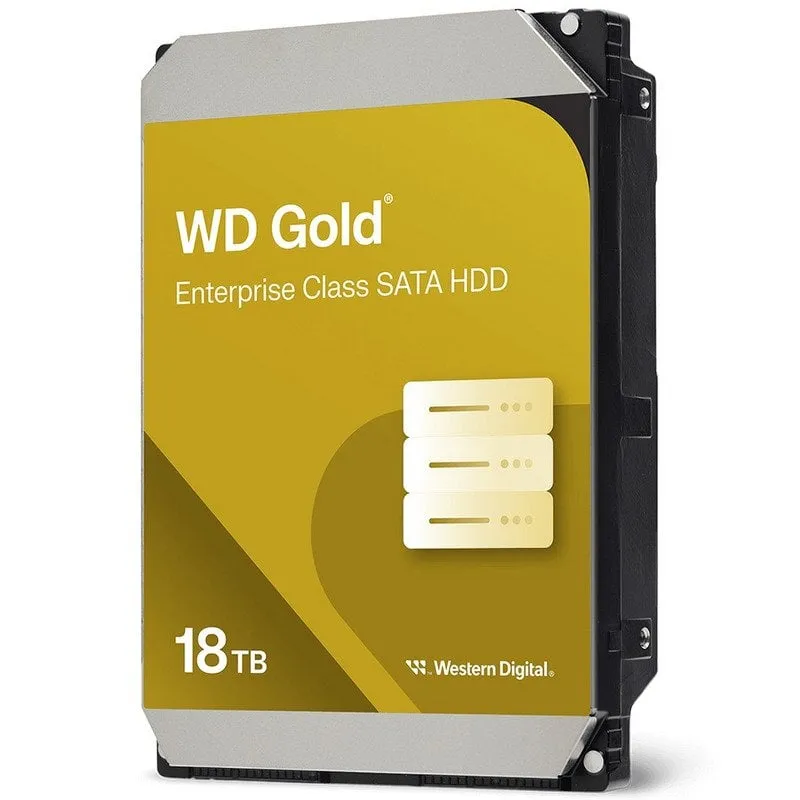 WD Gold da 3,5" 18 TB SATA 3