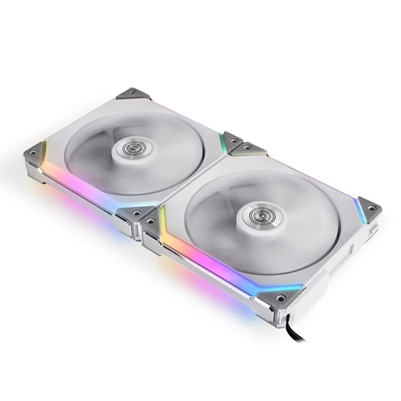 Lian-Li Uni Fan SL140 Doppia ventola supplementare RGB PWM 140 mm Bianco