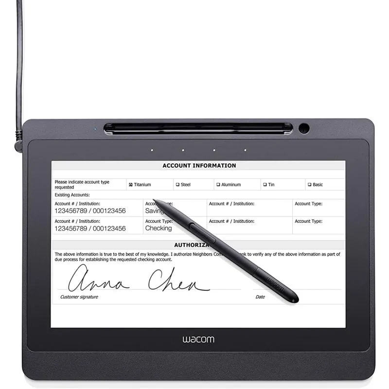 Tavoletta digitale Wacom DTU-1141B 10,1"