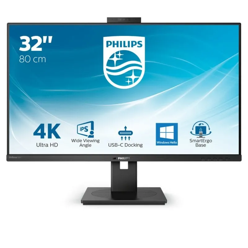 Philips P Line 329P1H/00 LED display 80 cm (31.5") 3840 x 2160 Pixel 4K Ultra HD Nero