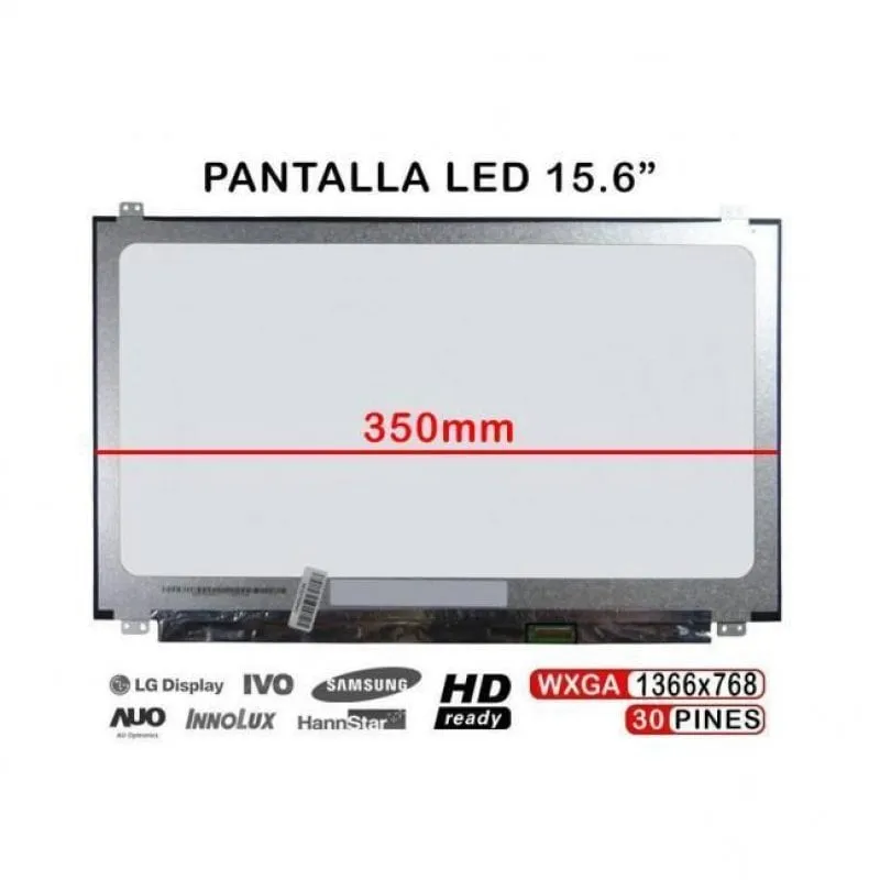 Schermo LED da 15,6" per laptop Lenovo NT156WHM-N45 V8.0 5D10M42874