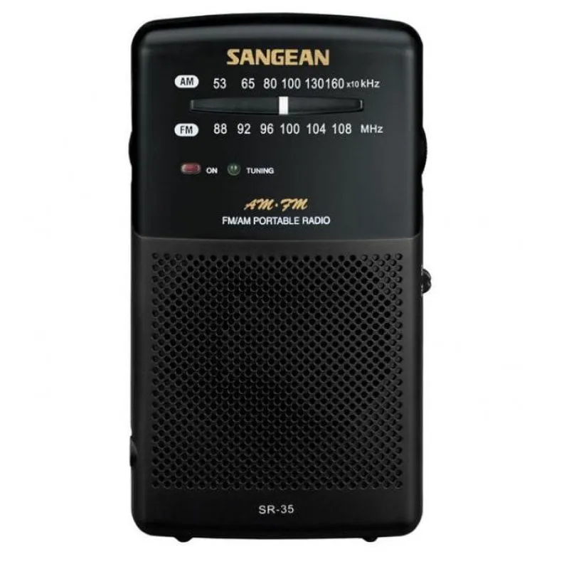 Radio tascabile FM/AM Sangean SR-35 nera
