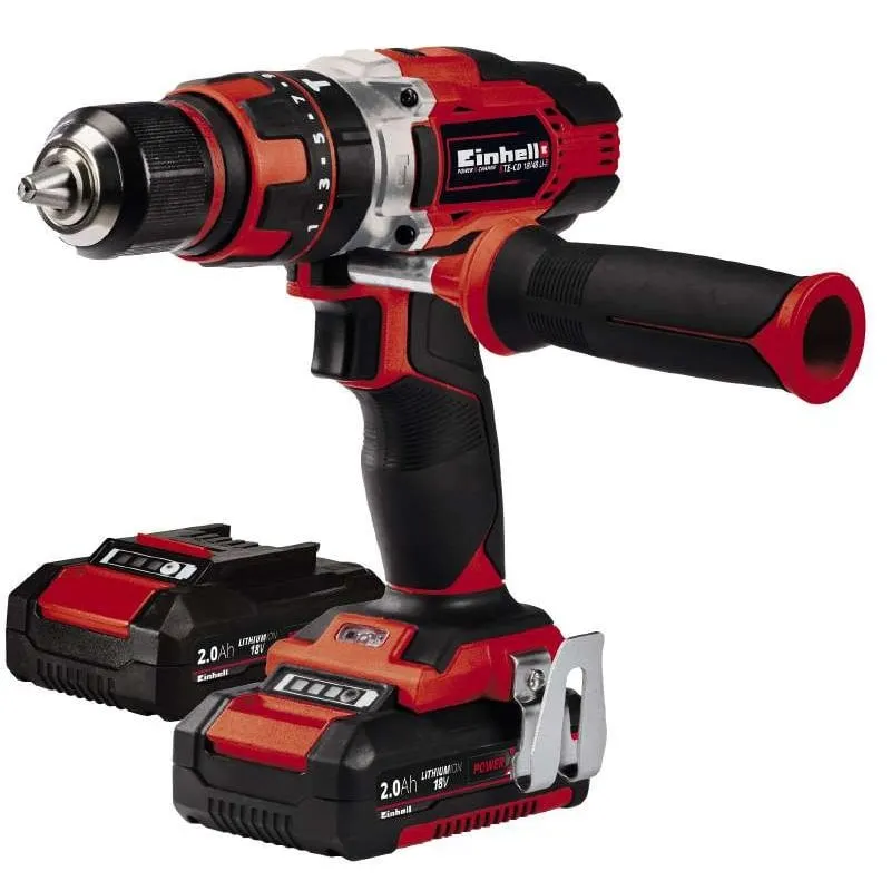 Einhell TE-CD 18/48 Li-i 1500 Giri/min 1,5 kg Nero, Rosso