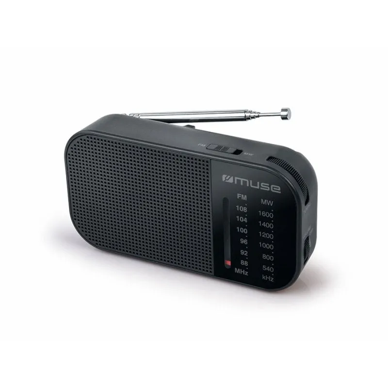Radio FM portatile Muse M025R nera