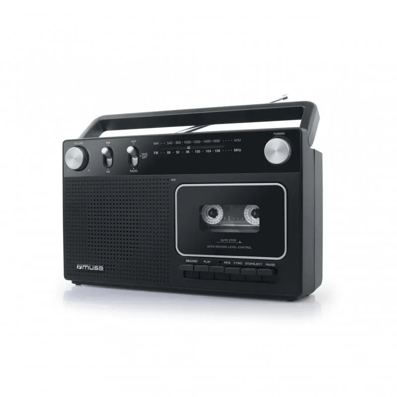 Muse M-152 Radioregistratore RC Nero