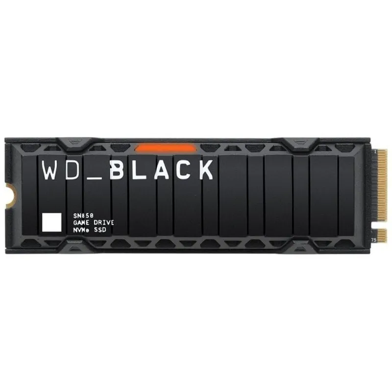 WD Black SN850 SSD M.2 2280 3D NAND da 2 TB con dissipatore di calore