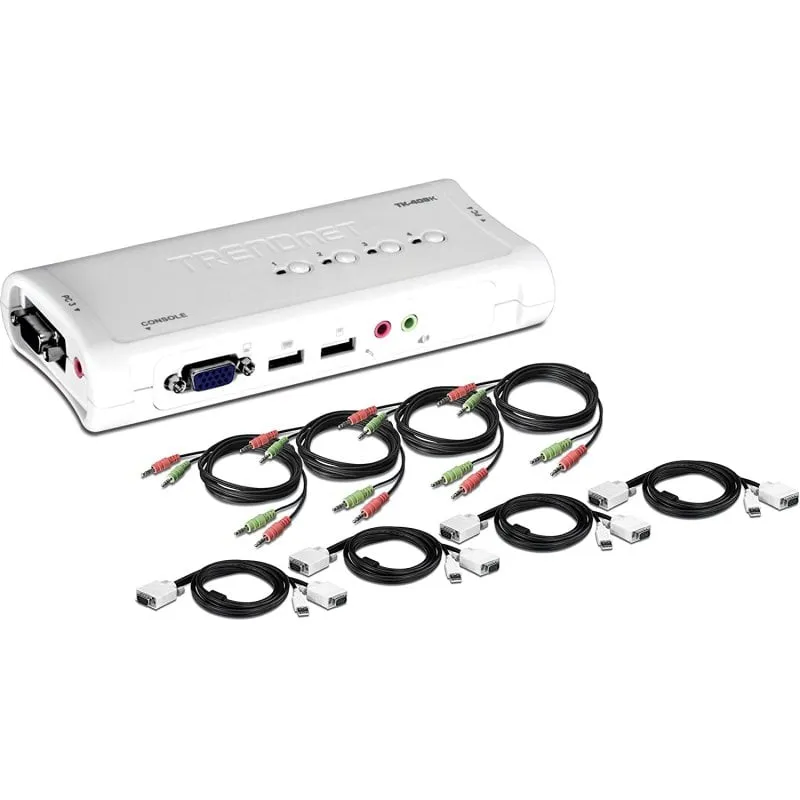 Switch KVM TRENDnet TK-409K 4 porte USB