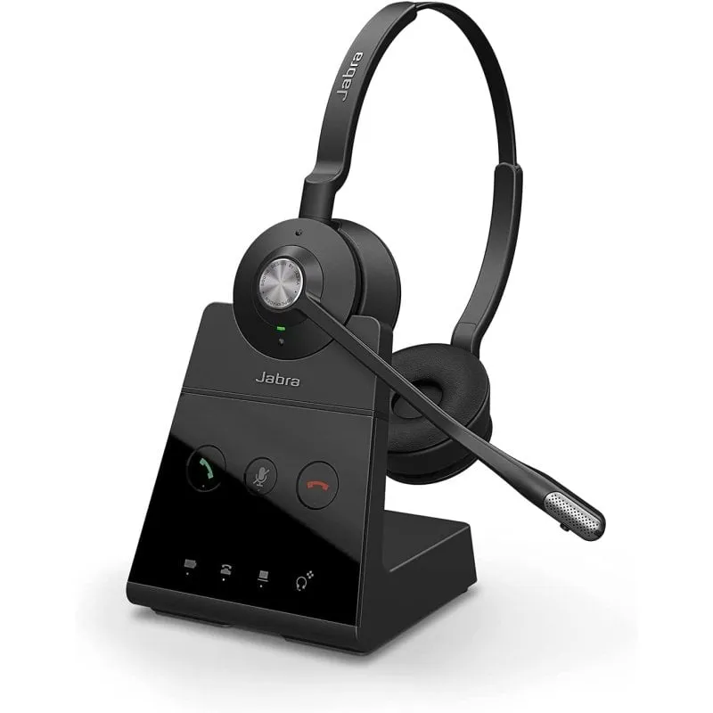 Jabra Engage 65 Stereo Auricolare Wireless A Padiglione Ufficio Bluetooth Nero