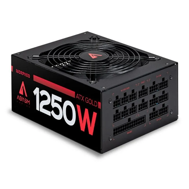 Alimentatore Abysm Gaming Morpheo ATX 1250W 80 Plus Gold completamente modulare