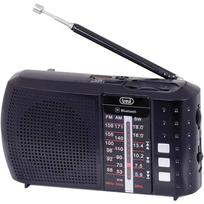 Trevi 0RA7F2000 radio Portatile Analogico e digitale Nero